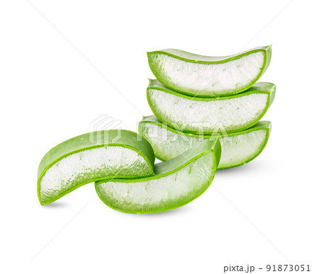 Aloe Vera isolated on white background Aloe Vera isolated on white background 91873051
