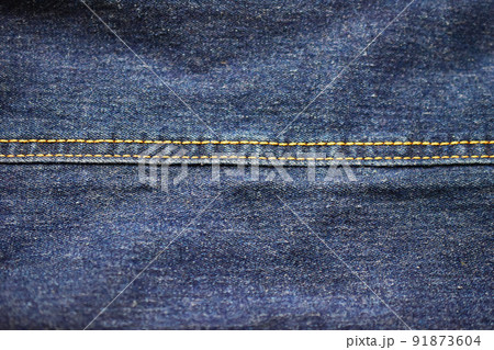デニムのステッチ 91873604