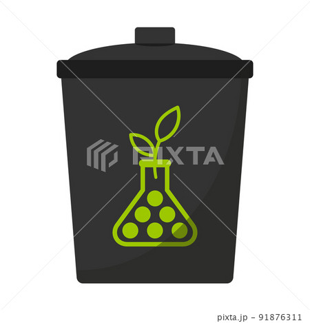 Tank, container with fertilizers. Gardening. Cartoon Flat style.Isolated on a white background. 91876311