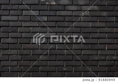 black brick wall 91880949
