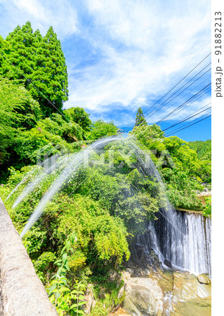 夏の背振眼鏡橋　佐賀県神埼市 91882213