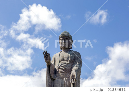牛久阿弥陀大佛こと牛久大仏ブロンズ製大仏立像 91884651