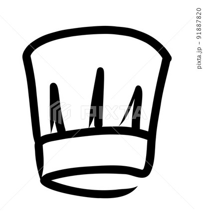 Chef cook icons. Vector cook cap logos for restaurant 91887820
