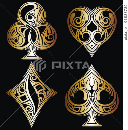 Suit of playing cards Suit of playing cards 91888780