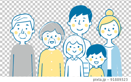 Family three generations Family three generations 91889323