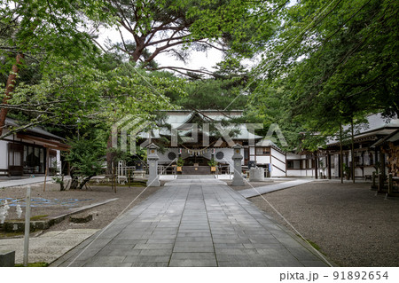 茨城のお伊勢様と言われる茨城一の宮大神宮拝殿 91892654