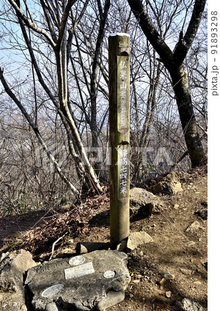 丹沢の仏果山山頂 91893298