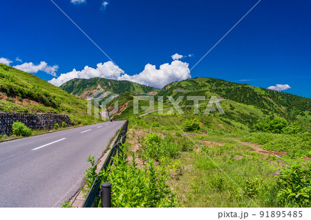 （群馬県）志賀草津道路（さわやか街道）　山田峠付近 91895485