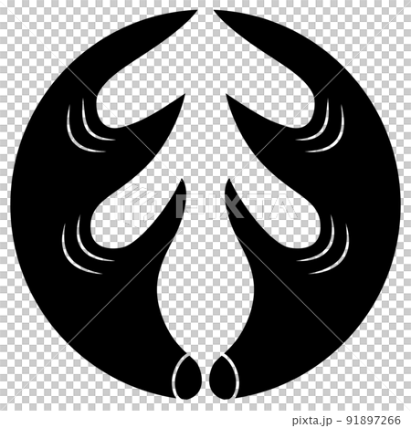 家紋です。大割り角(つの)といいます。 家紋です。大割り角(つの)といいます。 91897266