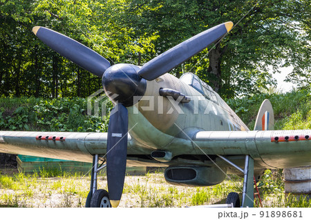 Supermarine Spitfire World War II fighter aircraft. Ketrzyn, Poland, 11 June 2022 Supermarine Spitfire World War II fighter aircraft. Ketrzyn, Poland, 11 June 2022 91898681