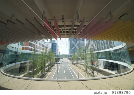 新さっぽろⅠ街のアクティブリング(空中歩廊)の内部 新さっぽろⅠ街のアクティブリング(空中歩廊)の内部 91898790