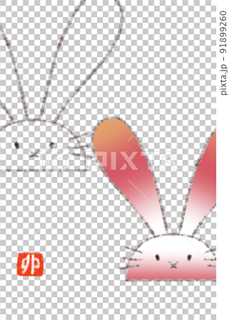 2023うさぎ年お年賀 2023うさぎ年お年賀 91899260