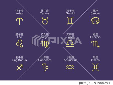 12星座アイコン01 91900294