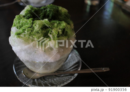 宇治抹茶ミルクのカキ氷 91900356