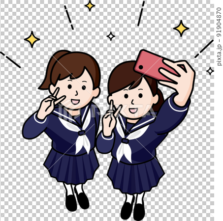 自拍的女學生 91904870