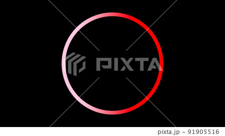 背景　4k　バックイメージ　bg　リング　カラー　丸　円 　バーチャル背景　仮想世界　メタバース 91905516