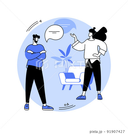 Social skills coach isolated cartoon vector illustrations. 91907427