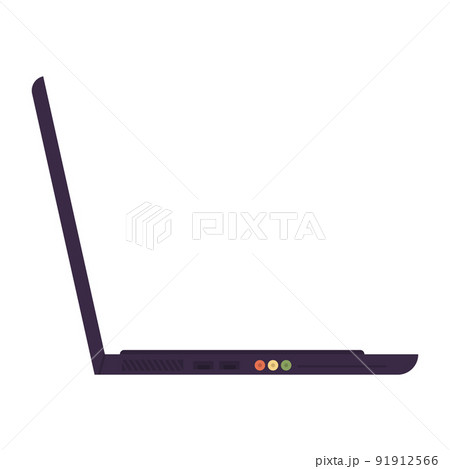 Laptop computer vector illustration business technology icon. Flat web design and modern communication notebook symbol. Electronic office equipment and open PC portable device. Simple work home object Laptop computer vector illustration business technology icon. Flat web design and modern communication notebook symbol. Electronic office equipment and open PC portable device. Simple work home object 91912566