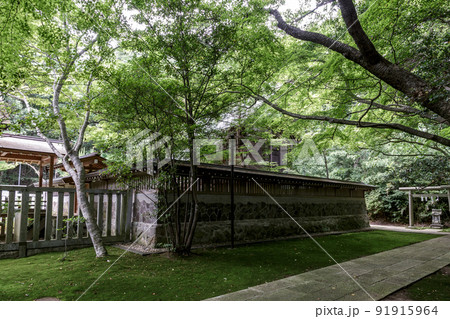 茨城のお伊勢様と言われる茨城一の宮大神宮本殿 91915964