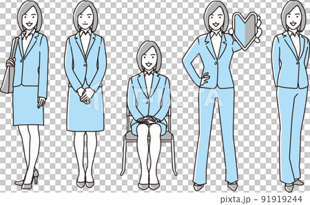 Job hunting recruitment suit women set Job hunting recruitment suit women set 91919244