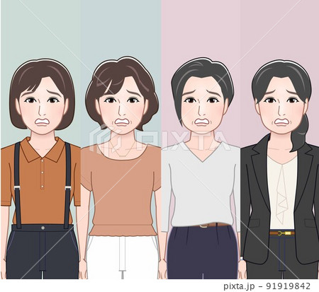 4人の美しい日本女性 91919842