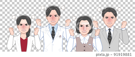 4人の働くシニア 91919881