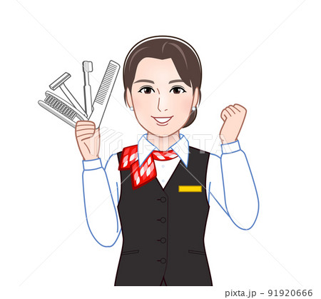使い捨てプラスチックを持った女性 使い捨てプラスチックを持った女性 91920666