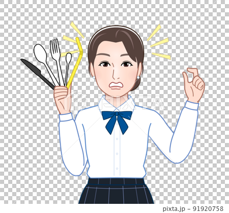 脱プラスチックのイラスト 91920758