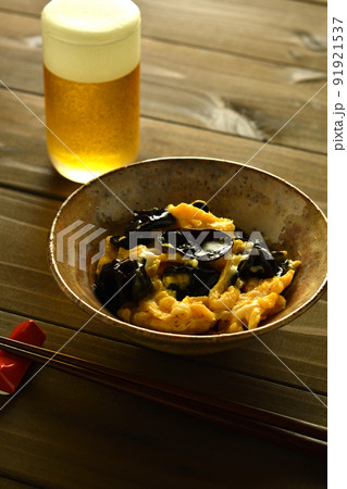 キクラゲの玉子とじ キクラゲの玉子とじ 91921537