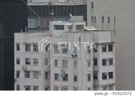 the tong lau, Cramped housing at kowloon downtown 9 July 2022 the tong lau, Cramped housing at kowloon downtown 9 July 2022 91922072