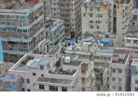 the tong lau, Cramped housing at kowloon downtown 9 July 2022 the tong lau, Cramped housing at kowloon downtown 9 July 2022 91922083
