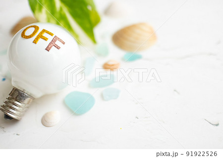 夏場の節電イメージの背景画像 夏場の節電イメージの背景画像 91922526