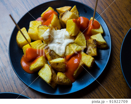Spanish Patatas bravas tapas Spanish Patatas bravas tapas 91922709
