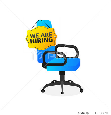 Office chair. We Are Hiring, Vacant positions. Hiring and recruiting 91925576