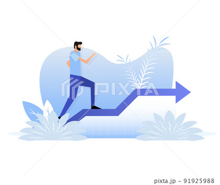 Go forward people. Flat design. Flat icon with go forward people Go forward people. Flat design. Flat icon with go forward people 91925988
