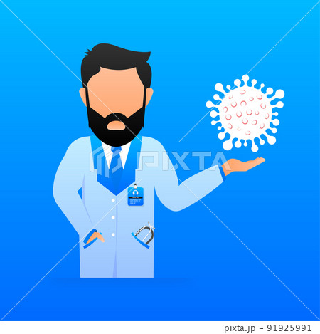 Virus protection. Virus germs. Security shield. Immune system. People vaccination. Vector illustration. Virus protection. Virus germs. Security shield. Immune system. People vaccination. Vector illustration. 91925991
