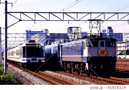 1999年 東海道貨物線を行くEF651111お座敷列車江戸 1999年 東海道貨物線を行くEF651111お座敷列車江戸 91926329