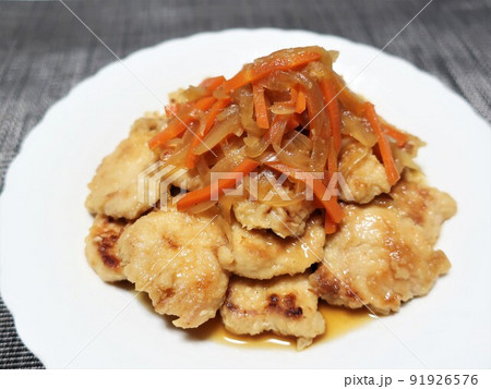 おいしい鶏胸肉の南蛮漬け 91926576