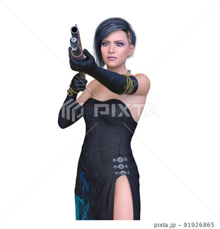 女性戦士 91926865