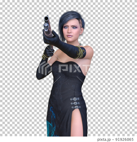 Female fighter 91926865