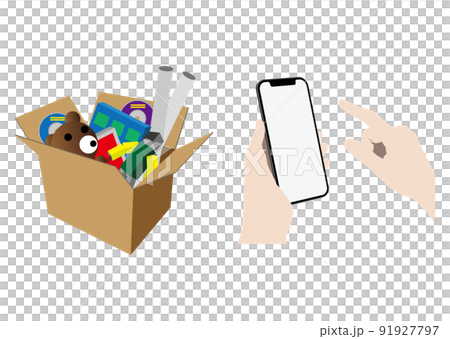 スマートフォンと不用品 91927797