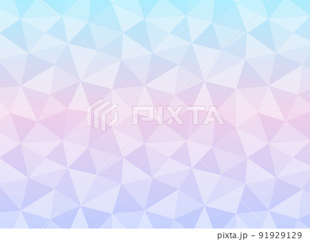 レインボーグラデーションのポリゴンの背景イラストのイラスト素材