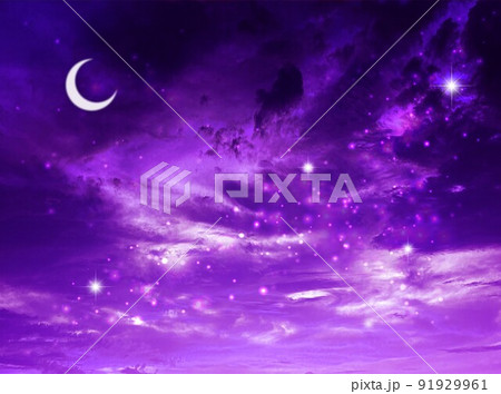 ハロウィン月と雲 ハロウィン月と雲 91929961