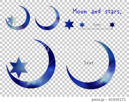 Night sky frame and decoration set 91930171