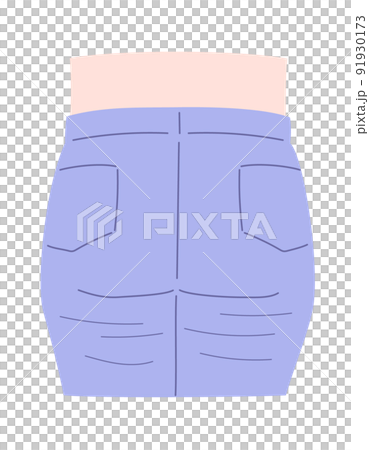 Illustration material of hanging butt 91930173