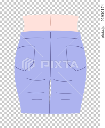 Nice ass illustration material 91930174