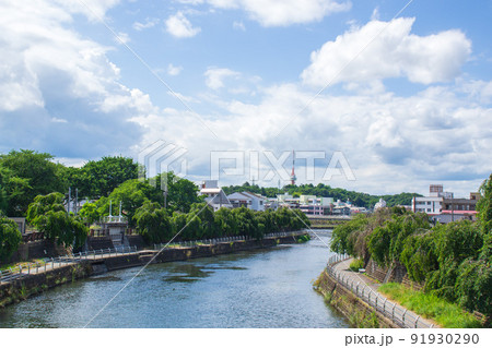 栃木県宇都宮市の町並み 91930290