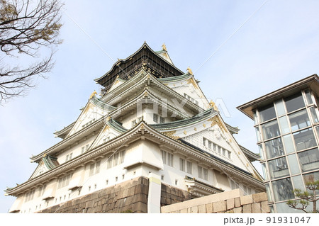 大阪城公園桜 桜 大阪城桜 大阪城春 大阪城公園桜 桜 大阪城桜 大阪城春 91931047