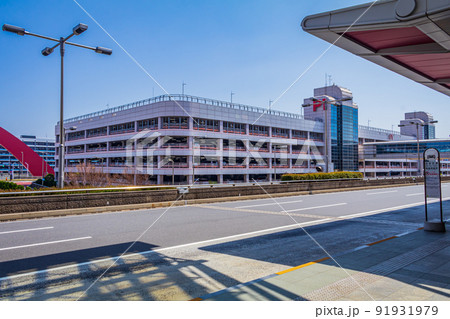 【東京の都市風景】羽田空港周辺の都市風景（第1ターミナル） 91931979