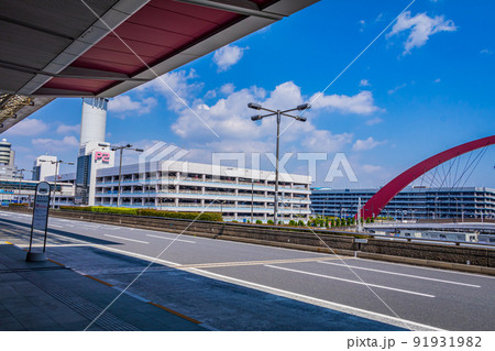 【東京の都市風景】羽田空港周辺の都市風景（第1ターミナル） 91931982